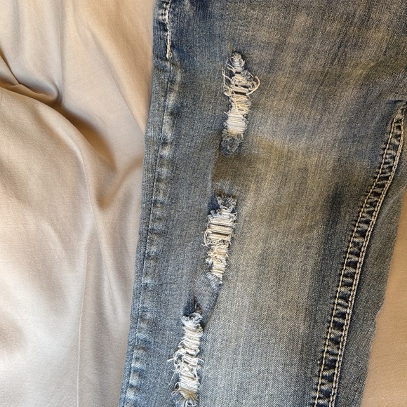 WallFlower Jeans vintage cuff distressed size 7 (A3) - Picture 3 of 7